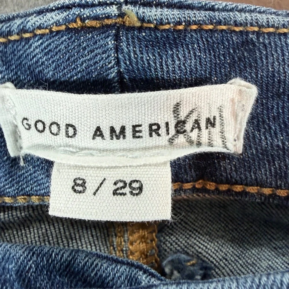 Good American Good Legs Skinny Jeans Womens 29 High Rise Blue Indigo